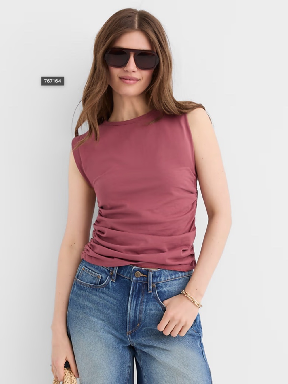 LOFT Ruched Tank Top - Picture 14 of 14